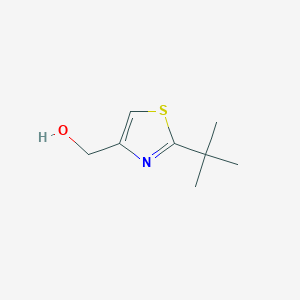 molecular formula C8H13NOS B2694576 (2-Tert-butyl-1,3-thiazol-4-yl)methanol CAS No. 937656-80-9