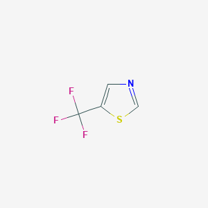 molecular formula C4H2F3NS B2694588 5-(Trifluoromethyl)-1,3-thiazole CAS No. 1434141-77-1