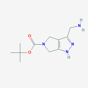 tert-Butyl 3-(aminomethyl)-4,6-dihydropyrrolo[3,4-c]pyrazole-5(1H)-carboxylate