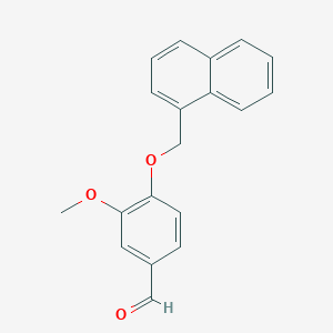 3-Methoxy-4-(naphthalen-1-ylmethoxy)benzaldehyde