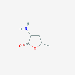 B2694615 3-Amino-5-methyloxolan-2-one CAS No. 13594-39-3