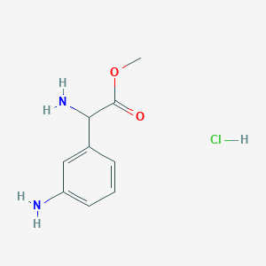 Methyl 2-amino-2-(3-aminophenyl)acetate hydrochloride