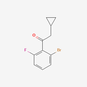 1-(2-Bromo-6-fluorophenyl)-2-cyclopropylethanone