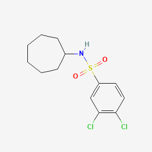 3,4-dichloro-N-cycloheptylbenzenesulfonamide