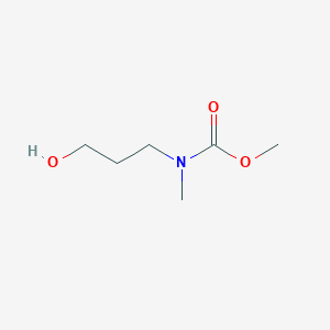 molecular formula C6H13NO3 B2694645 Methyl (3-hydroxypropyl)(methyl)carbamate CAS No. 958255-17-9
