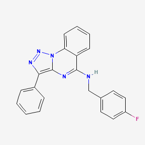N-(4-fluorobenzyl)-3-phenyl[1,2,3]triazolo[1,5-a]quinazolin-5-amine