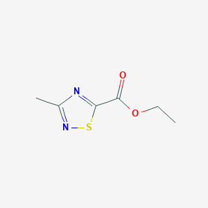 B2694649 Ethyl 3-methyl-1,2,4-thiadiazole-5-carboxylate CAS No. 76162-56-6