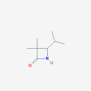 3,3-Dimethyl-4-(propan-2-yl)azetidin-2-one