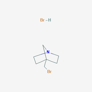 4-(Bromomethyl)-1-azabicyclo[2.2.1]heptane;hydrobromide