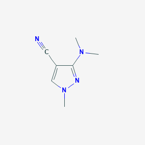 3-(Dimethylamino)-1-methylpyrazole-4-carbonitrile