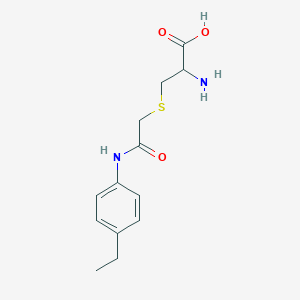 2-Amino-3-({[(4-ethylphenyl)carbamoyl]methyl}sulfanyl)propanoic acid