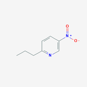 molecular formula C8H10N2O2 B2694734 Pyridine, 5-nitro-2-propyl- CAS No. 217302-90-4