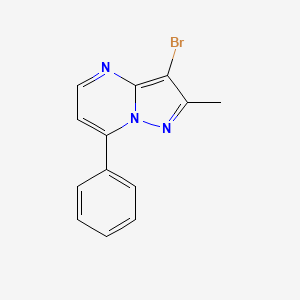 3-Bromo-2-methyl-7-phenylpyrazolo[1,5-a]pyrimidine