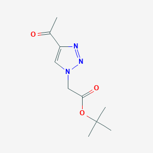 tert-butyl 2-(4-acetyl-1H-1,2,3-triazol-1-yl)acetate