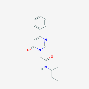N-(sec-butyl)-2-(6-oxo-4-(p-tolyl)pyrimidin-1(6H)-yl)acetamide