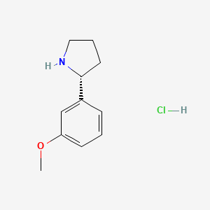 (r)-2-(3-Methoxyphenyl)pyrrolidine hydrochloride