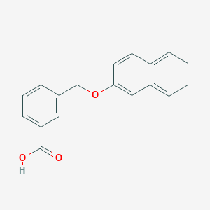 3-[(Naphthalen-2-yloxy)methyl]benzoic acid