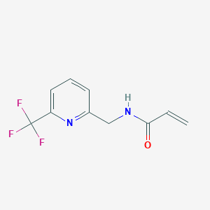 N-[[6-(Trifluoromethyl)pyridin-2-yl]methyl]prop-2-enamide