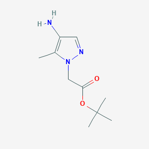 Tert-butyl 2-(4-amino-5-methylpyrazol-1-yl)acetate