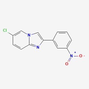 6-Chloro-2-(3-nitrophenyl)imidazo[1,2-a]pyridine