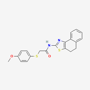 N-(4,5-dihydronaphtho[1,2-d]thiazol-2-yl)-2-((4-methoxyphenyl)thio)acetamide