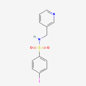molecular formula C12H11IN2O2S B2694822 4-iodo-N-(3-pyridinylmethyl)benzenesulfonamide CAS No. 339018-40-5