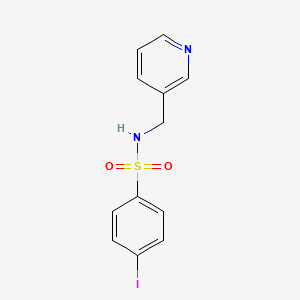 4-iodo-N-[(pyridin-3-yl)methyl]benzene-1-sulfonamide