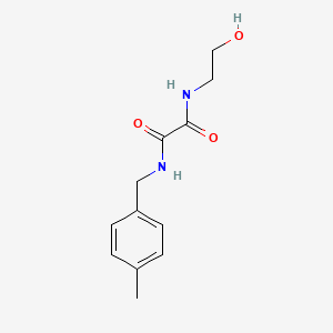 molecular formula C12H16N2O3 B2694830 N1-(2-hydroxyethyl)-N2-(4-methylbenzyl)oxalamide CAS No. 433243-64-2