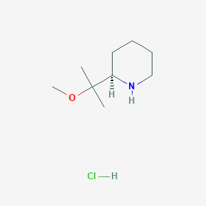 (2R)-2-(2-Methoxypropan-2-yl)piperidine;hydrochloride