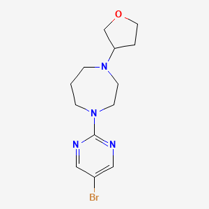 B2694853 1-(5-Bromopyrimidin-2-yl)-4-(oxolan-3-yl)-1,4-diazepane CAS No. 2379950-89-5