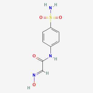 molecular formula C8H9N3O4S B2694854 N-[4-(aminosulfonyl)phenyl]-2-(hydroxyimino)acetamide CAS No. 65798-07-4