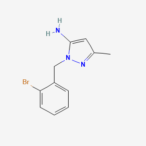 1-(2-Bromobenzyl)-3-methyl-1H-pyrazol-5-amine