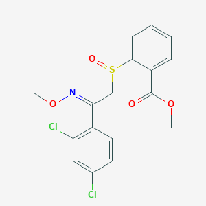 Methyl 2-{[2-(2,4-dichlorophenyl)-2-(methoxyimino)ethyl]sulfinyl}benzenecarboxylate