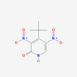 molecular formula C9H11N3O5 B2694872 4-(Tert-butyl)-3,5-dinitropyridin-2-ol CAS No. 2119574-83-1
