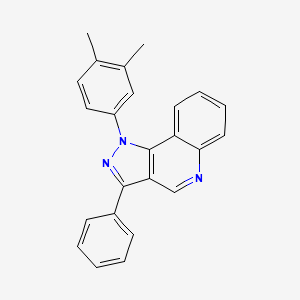 1-(3,4-dimethylphenyl)-3-phenyl-1H-pyrazolo[4,3-c]quinoline