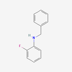 molecular formula C13H12FN B2694913 N-benzyl-2-fluoroaniline hydrochloride CAS No. 123330-52-9