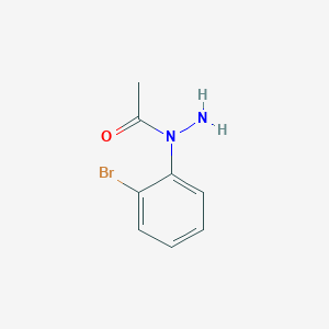 molecular formula C8H9BrN2O B2694936 2-Bromophenyl acetic acid hydrazide CAS No. 136418-54-7