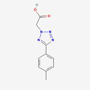 molecular formula C10H10N4O2 B2694957 [5-(4-methylphenyl)-2H-tetrazol-2-yl]acetic acid CAS No. 81595-00-8