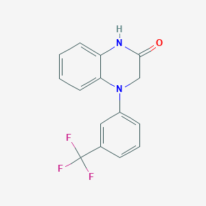 4-[3-(Trifluoromethyl)phenyl]-1,3-dihydroquinoxalin-2-one