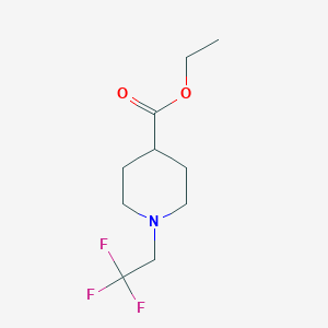 Ethyl 1-(2,2,2-trifluoroethyl)piperidine-4-carboxylate