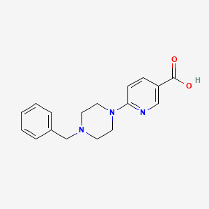 6-(4-Benzylpiperazino)nicotinic acid
