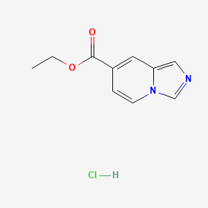 molecular formula C10H11ClN2O2 B2695014 Ethyl imidazo[1,5-a]pyridine-7-carboxylate hydrochloride CAS No. 1914148-56-3