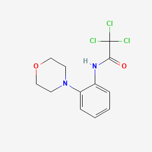 2,2,2-trichloro-N-(2-morpholinophenyl)acetamide