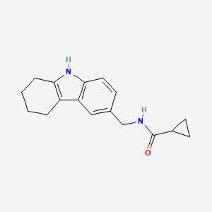 molecular formula C17H20N2O B2695023 N-((2,3,4,9-tetrahydro-1H-carbazol-6-yl)methyl)cyclopropanecarboxamide CAS No. 852138-01-3