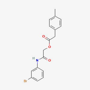 2-[(3-Bromophenyl)amino]-2-oxoethyl (4-methylphenyl)acetate