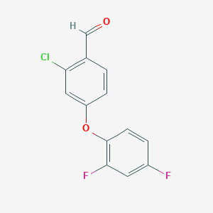2-Chloro-4-(2,4-difluorophenoxy)benzaldehyde