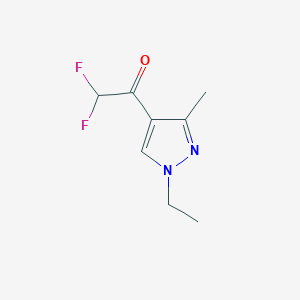 1-(1-ethyl-3-methyl-1H-pyrazol-4-yl)-2,2-difluoroethanone