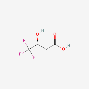 molecular formula C4H5F3O3 B2695160 (R)-4,4,4-trifluoro-3-hydroxybutanoic acid CAS No. 108211-36-5; 128899-79-6