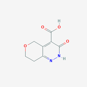 B2695313 3-Oxo-2,5,7,8-tetrahydropyrano[4,3-c]pyridazine-4-carboxylic acid CAS No. 2344678-44-8