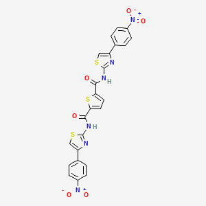 N2,N5-bis(4-(4-nitrophenyl)thiazol-2-yl)thiophene-2,5-dicarboxamide